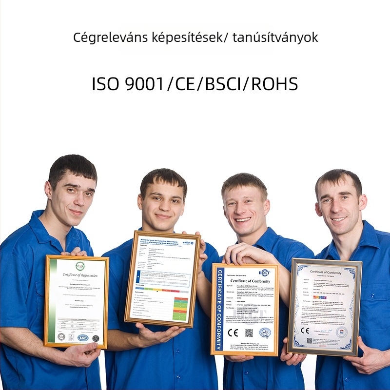 Férfi kvaros óra rozsdamentes acél szíjjal, négyszögletes számlappal, korpusz cink ötvözet, 30 m vízálló
