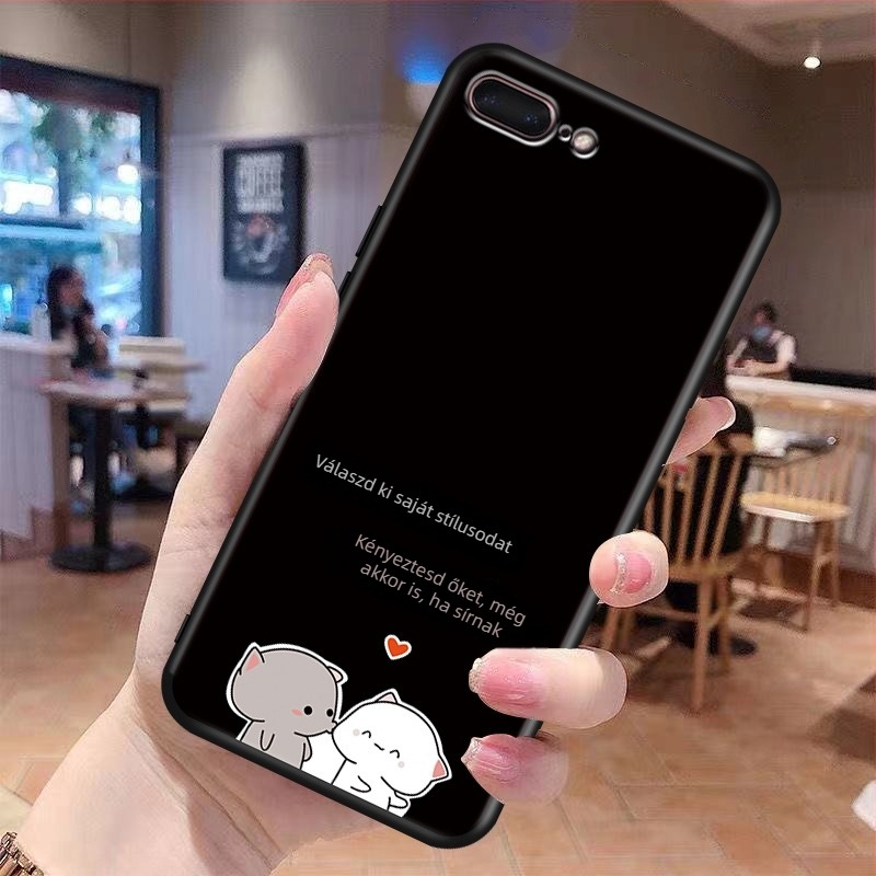 Apple iPhonehoz szilikon védőtok – teljes lefedettség, Cartoon stílus (Anyag: Szilikon; Kompatibilis: Apple; Stílus: All-inclusive, Cartoon)