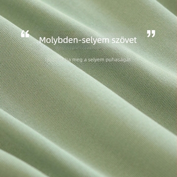 Mulberry selyem V-nyakú rövid ujjú felső, laza szabás, hossz 50-65 cm