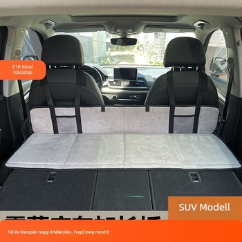 SUV utazóágy a hátsó csomagtartóhoz — automatikus felfújás, flockos szövet, modell 1537-3