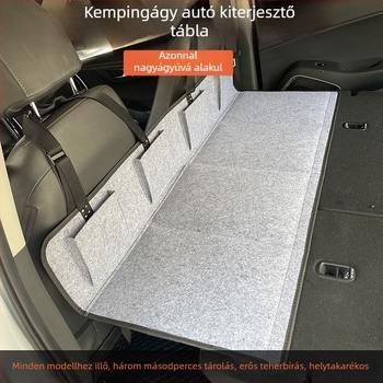 SUV utazóágy a hátsó csomagtartóhoz — automatikus felfújás, flockos szövet, modell 1537-3