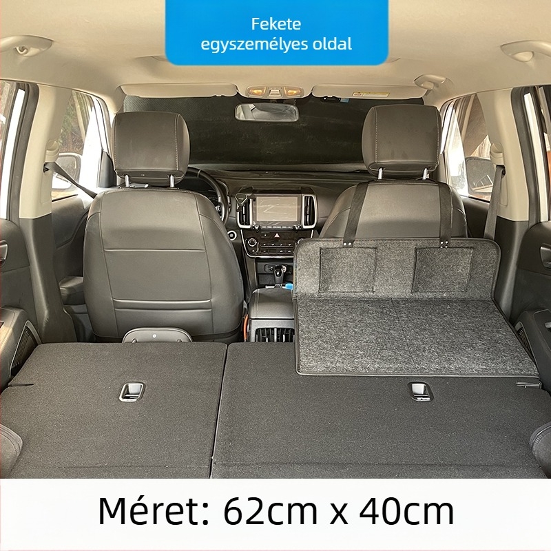 SUV utazóágy a hátsó csomagtartóhoz — automatikus felfújás, flockos szövet, modell 1537-3