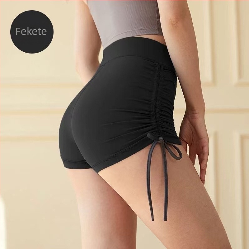 Obfen jóga rövidnadrág — nedvszívó, rendkívül rugalmas és lélegző anyag, Nylon/Spandex (80/20), 31 cm hosszú