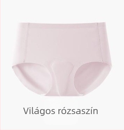 Női anti-dörzsöléses alsónemű középmagas derekú, Ice Silk anyag, lélegző, antibakteriális, pamut bélés a szeméremtájékon