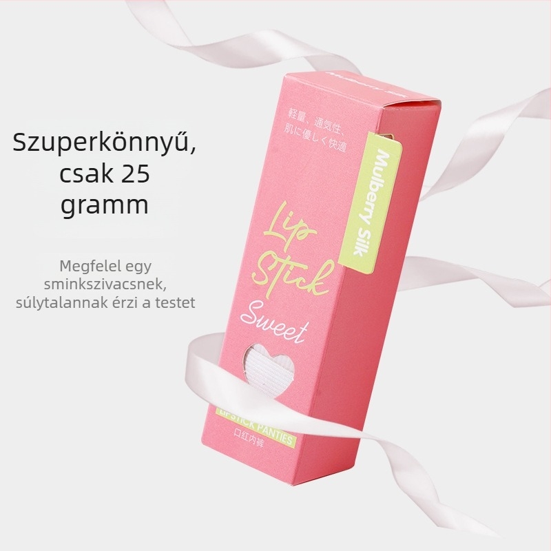 Női fehérnemű magas derekú ice silk anyagból, antibakteriális ágyéki bélés, gyorsan szárad, lélegző jacquard szövet.