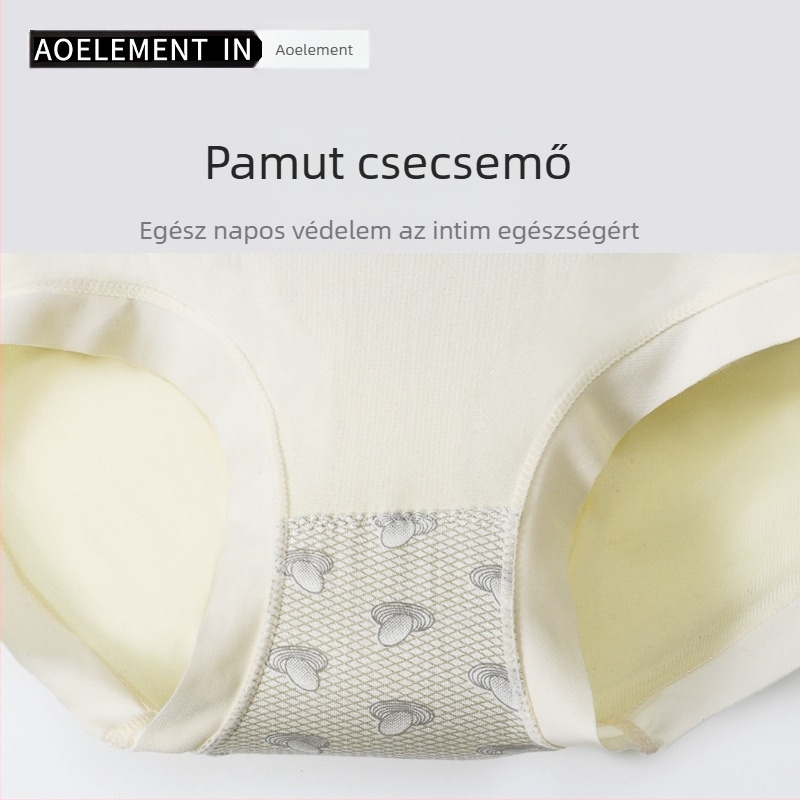 Varrás nélküli női alsó, magas derekú has erősítéséért, kötött anyag, pamut bélés