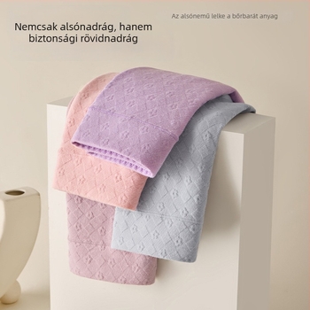Középtalpas pamutbiztonsági női alsónemű, reljef mintával, anti-slip funkcióval, fő anyag 90–95% pamut, crac töltés 100% pamut