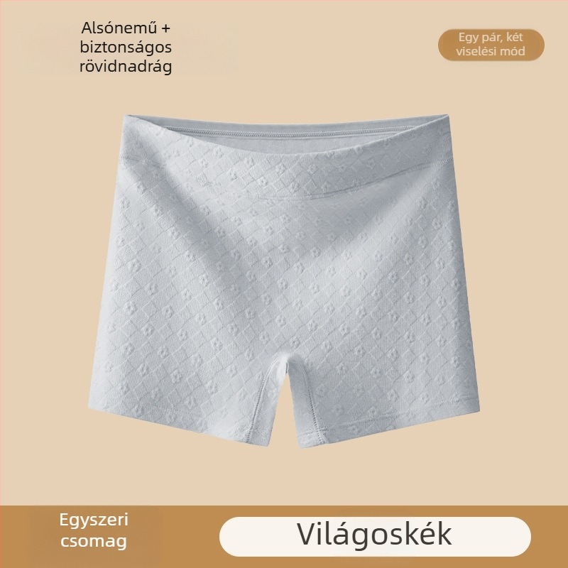 Középtalpas pamutbiztonsági női alsónemű, reljef mintával, anti-slip funkcióval, fő anyag 90–95% pamut, crac töltés 100% pamut