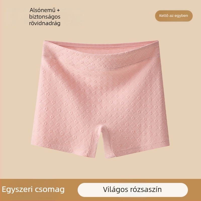 Középtalpas pamutbiztonsági női alsónemű, reljef mintával, anti-slip funkcióval, fő anyag 90–95% pamut, crac töltés 100% pamut