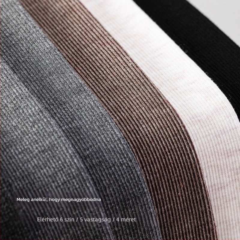 Nylonból készített, magas derékkal, vastag termo harisnya őszi-téli