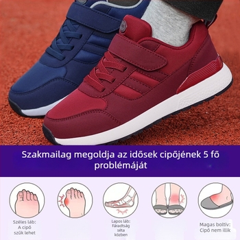 Női Velcro-s mindennapi sportcipő, textil felsőrész, kerek orr, lapos sarok