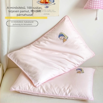A osztályú, 100% pamut gyerek párnahuzat belső résszel, készlet 3050/4060