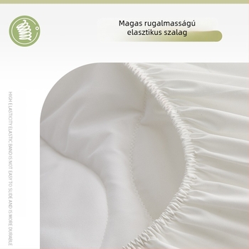 Háromrészes gumis lepedő ágynemű-készlet, steppelt, mosott pamut, reaktív festés