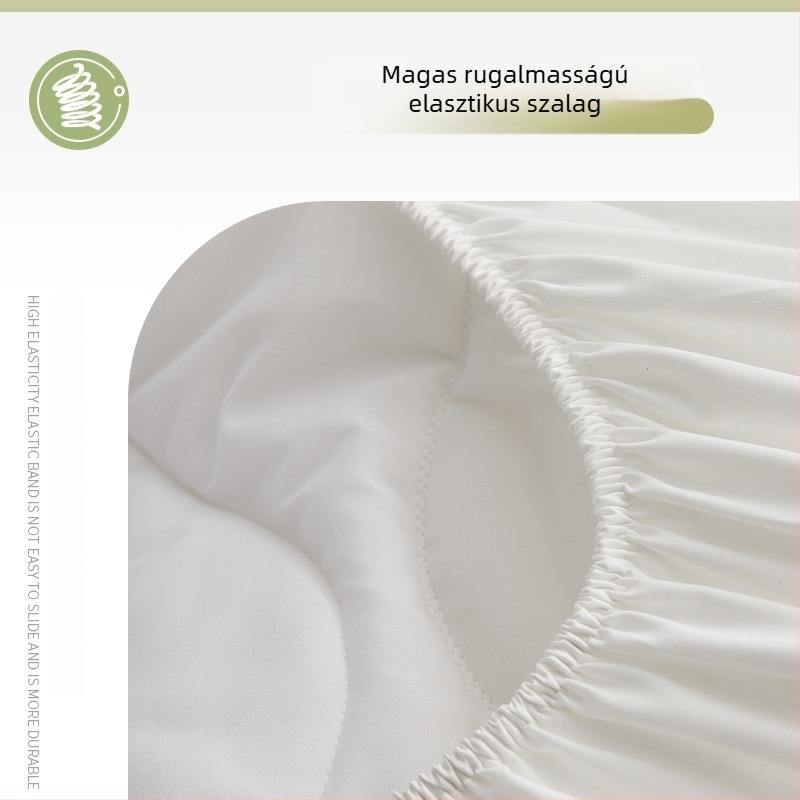 Háromrészes gumis lepedő ágynemű-készlet, steppelt, mosott pamut, reaktív festés