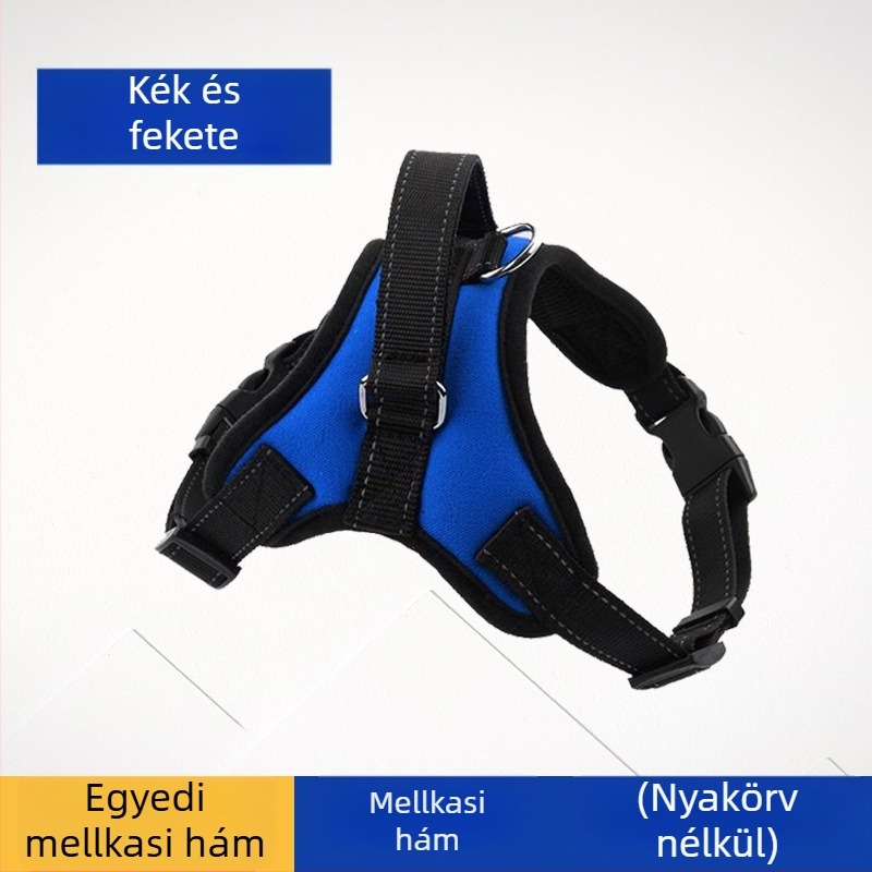 K9 mellényhám kutyáknak – kis-, közepes és nagy méretekhez, pórázzal