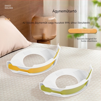 Ágyhuzat rögzítő, csúszásmentes klipek, láthatatlan csat, PP anyag, pastorális stílus