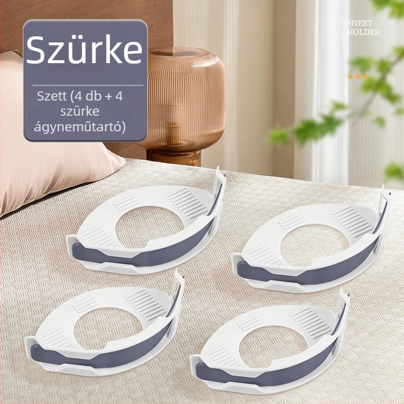 Ágyhuzat rögzítő, csúszásmentes klipek, láthatatlan csat, PP anyag, pastorális stílus