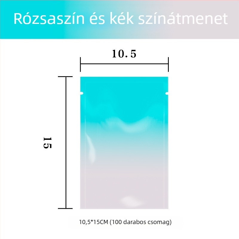 Önzáró csomagoló tasak sík zsebbel; anyag OPP+PET+CPP; eredet Yiwu, Kína; márka New Look