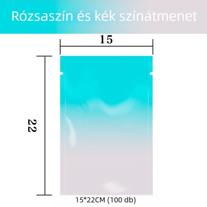 Önzáró csomagoló tasak sík zsebbel; anyag OPP+PET+CPP; eredet Yiwu, Kína; márka New Look