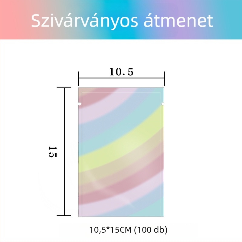 Önzáró csomagoló tasak sík zsebbel; anyag OPP+PET+CPP; eredet Yiwu, Kína; márka New Look