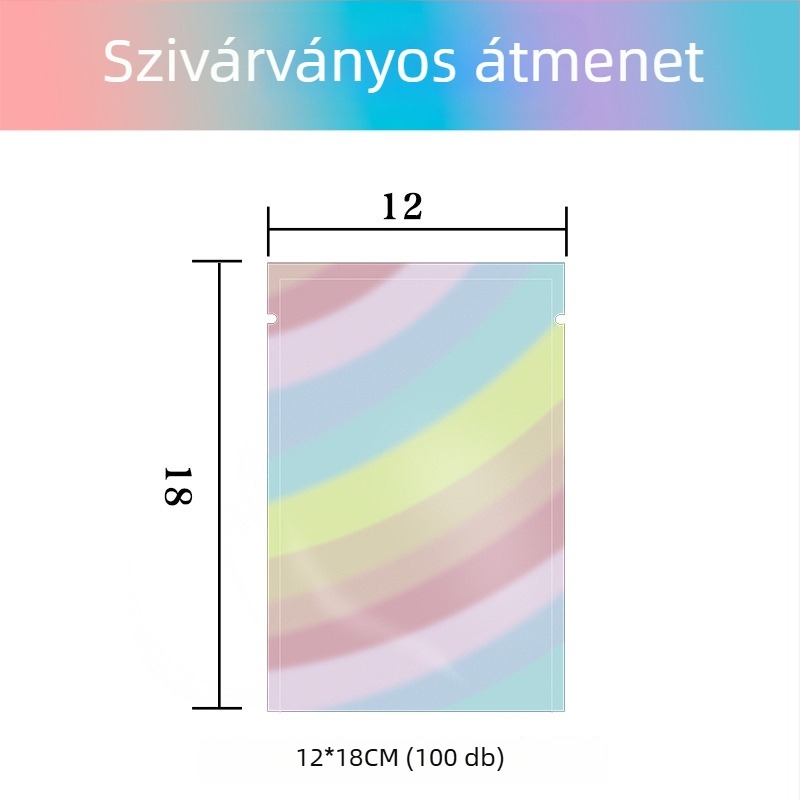 Önzáró csomagoló tasak sík zsebbel; anyag OPP+PET+CPP; eredet Yiwu, Kína; márka New Look
