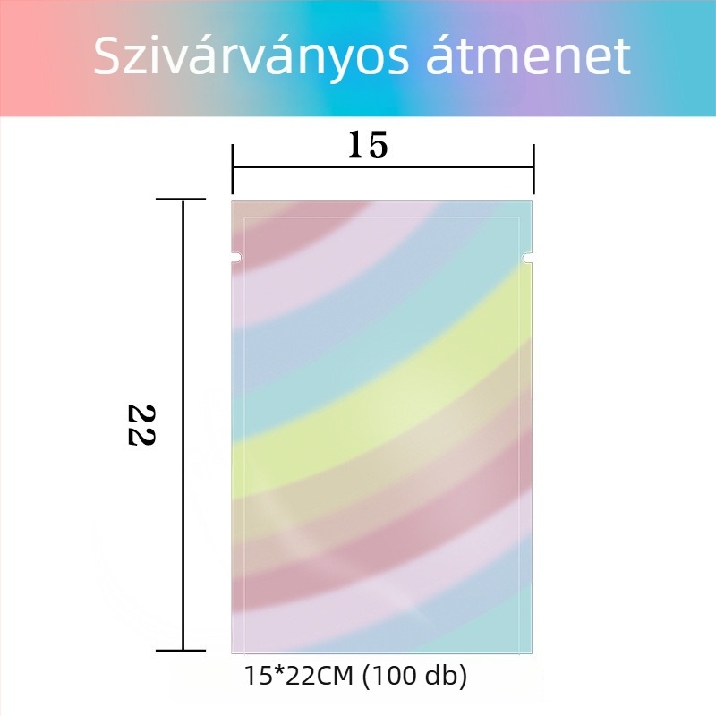 Önzáró csomagoló tasak sík zsebbel; anyag OPP+PET+CPP; eredet Yiwu, Kína; márka New Look