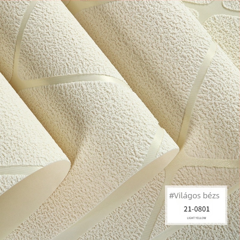 Fali tapéta – modern letisztult diamant négyzetes minta (nem szőtt textil; velúr textúra; diamant minta; modern minimalizmus)