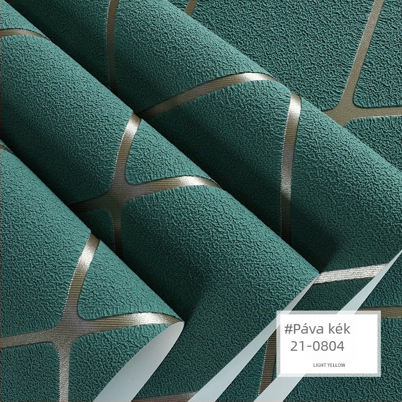 Fali tapéta – modern letisztult diamant négyzetes minta (nem szőtt textil; velúr textúra; diamant minta; modern minimalizmus)