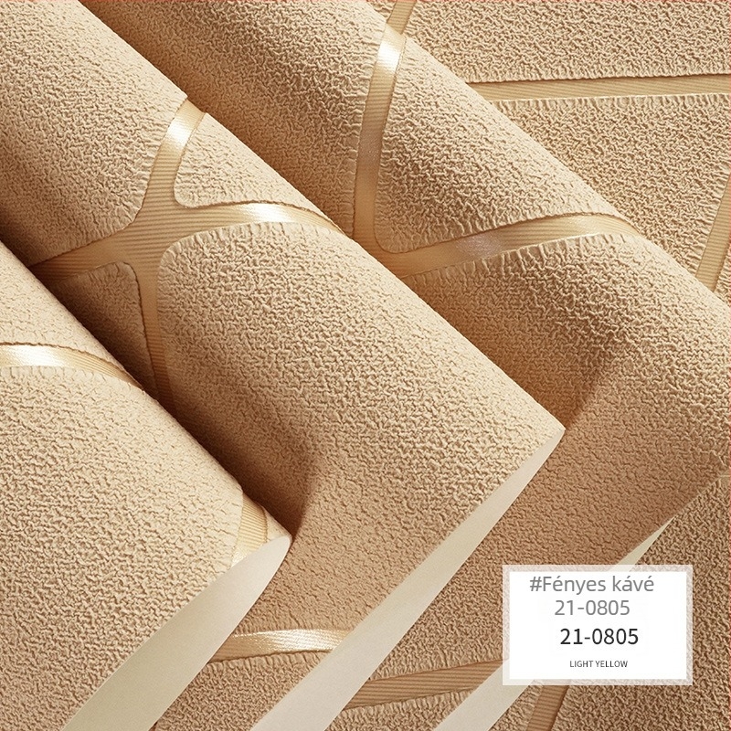 Fali tapéta – modern letisztult diamant négyzetes minta (nem szőtt textil; velúr textúra; diamant minta; modern minimalizmus)