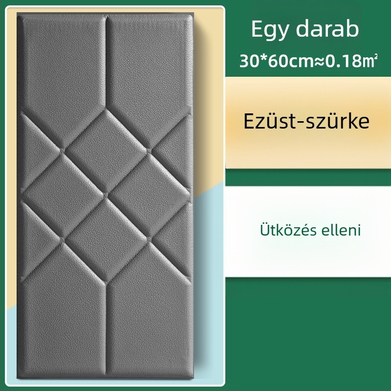 Vízálló falikép matrical nappalihoz, öntapadós párnázott panel polipropilén rostból, PE tartalom 40%, mintázat 60682085, 1 darab