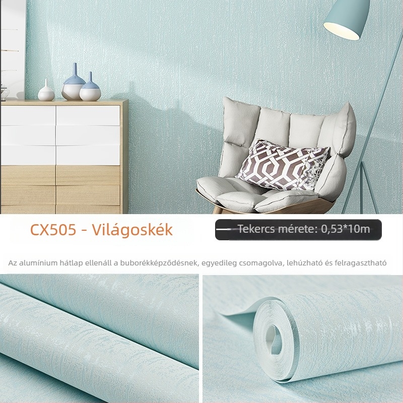 10 m hosszú tekercs önragasztó nemszőtt tapéta nappali és hálószoba – 3D falmatrica dekoráció
