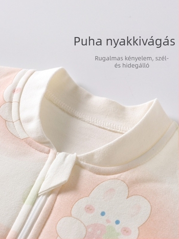 Baba alvózsák ősz-télre, 120 g pamuttöltés, cipzár, hosszú ujjú, szétválasztott lábakkal