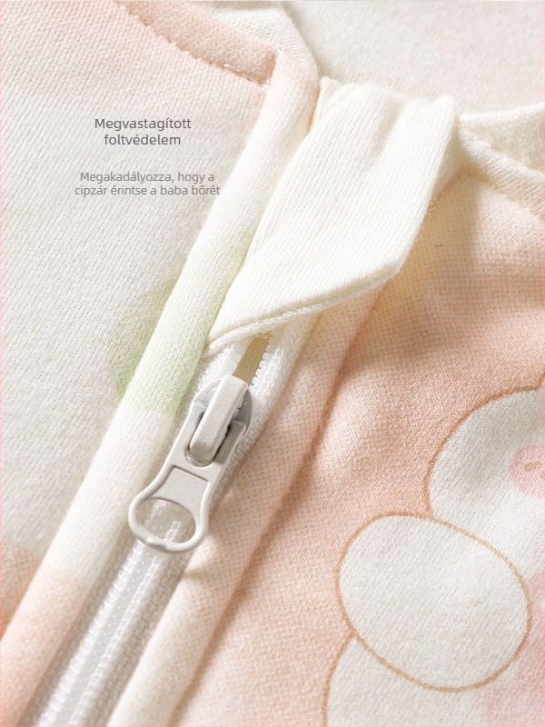 Baba alvózsák ősz-télre, 120 g pamuttöltés, cipzár, hosszú ujjú, szétválasztott lábakkal
