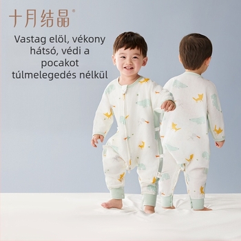 Baba hosszú ujjú hálózsák, különválasztott lábakkal, négy évszakos használatra, regenerált cellulózból készült anyag (Tencel)