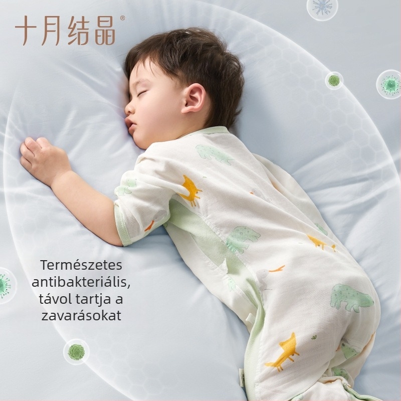 Baba hosszú ujjú hálózsák, különválasztott lábakkal, négy évszakos használatra, regenerált cellulózból készült anyag (Tencel)