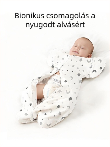 100% pamut swaddle-stílusú babahálózsák újszülötteknek és gyerekeknek