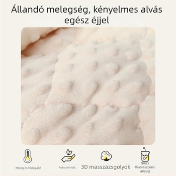 Lábszáras alvózsák babáknak és kisgyermekeknek – pamut anyag, velúr töltet, nyomtatott minta, 0–3 éves korosztály