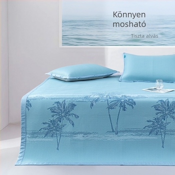Hűtő matrészettel, kémiai rostból, jacquard szövés, ice silk mat, modern minimalista stílus
