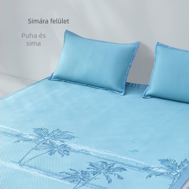 Hűtő matrészettel, kémiai rostból, jacquard szövés, ice silk mat, modern minimalista stílus