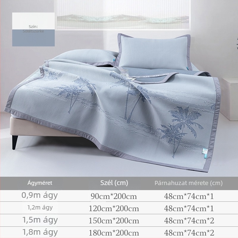 Hűtő matrészettel, kémiai rostból, jacquard szövés, ice silk mat, modern minimalista stílus