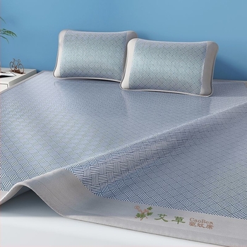 Ice Silk matrac – Három darabos kollégiumi készlet, hímzett részletek, kémiai rostból