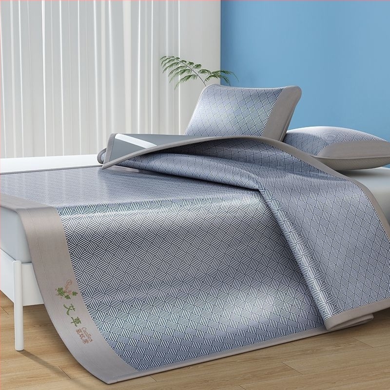 Ice Silk matrac – Három darabos kollégiumi készlet, hímzett részletek, kémiai rostból