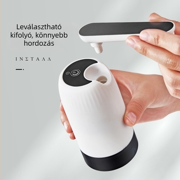 Családi elektromos vízadagoló palackhoz, automatikus nyomásos adagolás ásványvízhez, Modell 076, 5V, 4W, PP-korpus, érintéses indítás