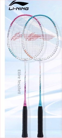 Li-Ning Thunder 9 szénszálas tollaslabda rakéta kezdő fiataloknak, 95–100 g, egyenes fej, nyár 2024