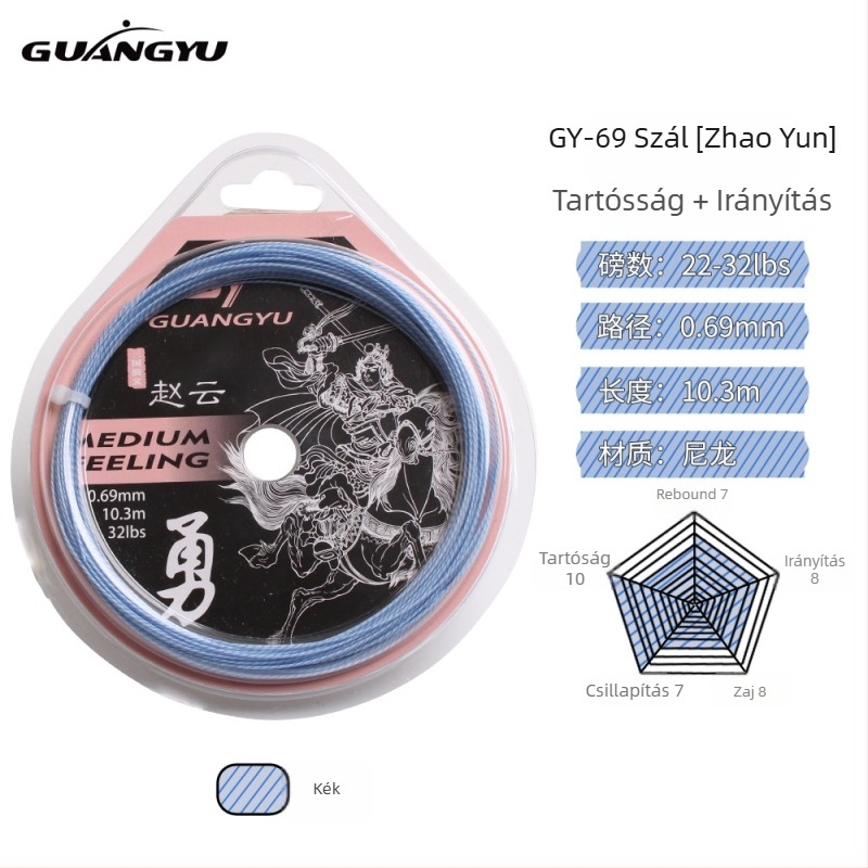 Guangyu rostból készült ütőhúr badmintonhoz és tenishez, 32 lb feszítés