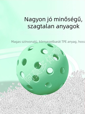 TPES pickleball labda, 40 lyukú, 25 g, beltéri és kültéri edzésekhez