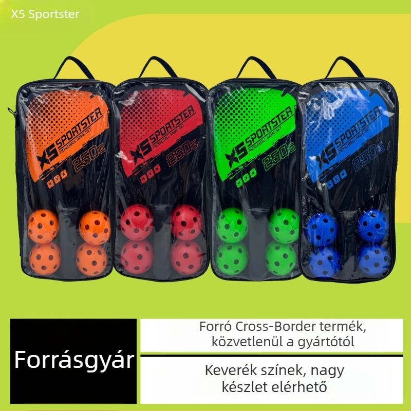 Pickleball ütő készlet – Burning Wings, 249 g, kiváló minőségű nyárfa