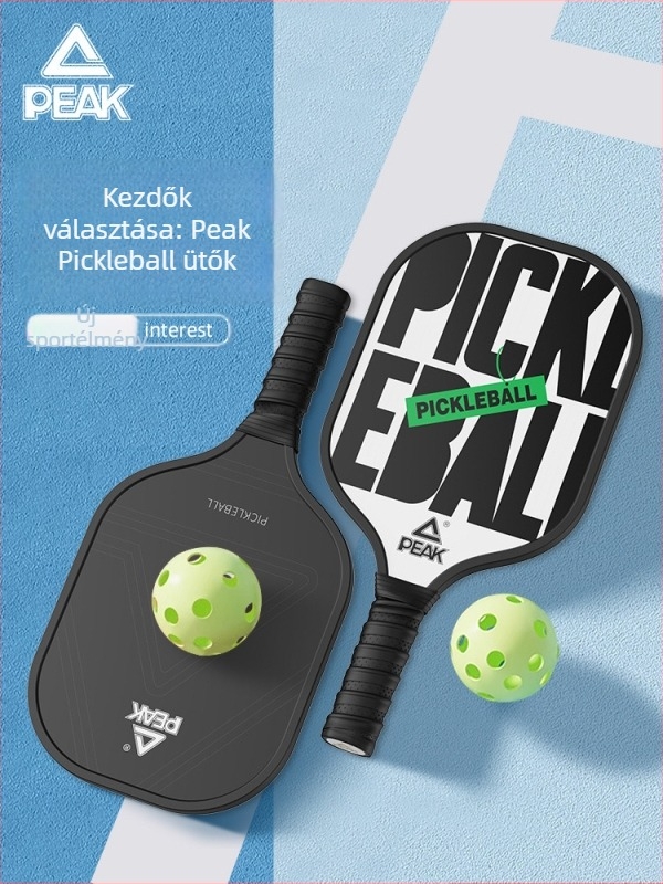 Peak pickleball ütő, üvegszálas, versenyszintű, felnőtteknek és gyerekeknek
