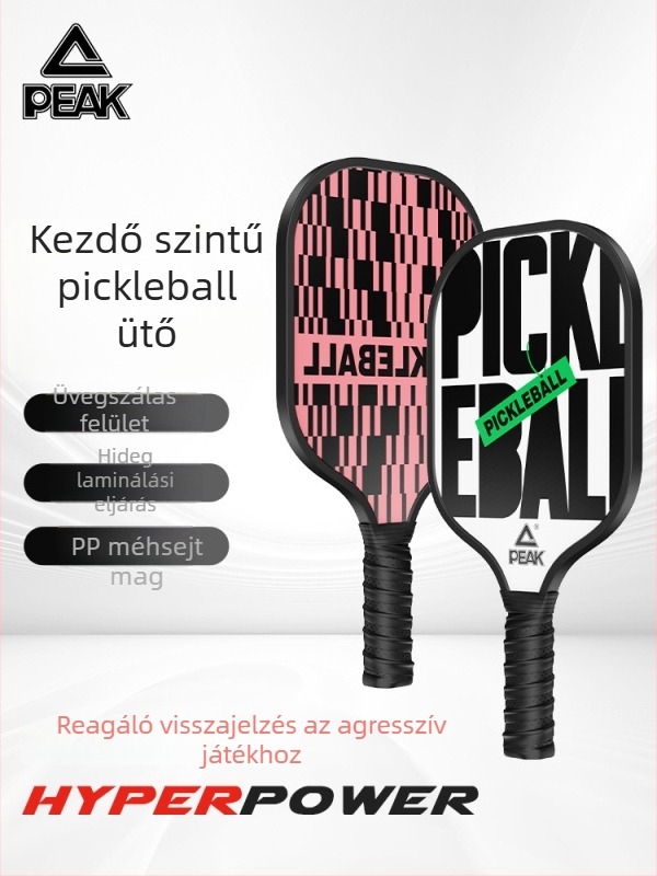 Peak pickleball ütő, üvegszálas, versenyszintű, felnőtteknek és gyerekeknek