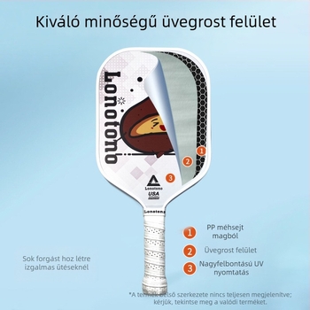 Lonotono üvegszálas pickleball ütő, 220 g, belső és külső használatra